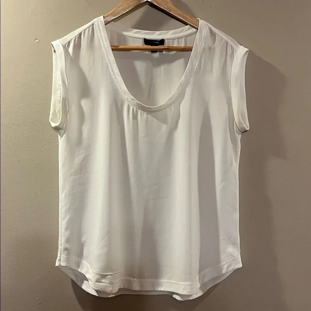 J. Crew Ivory Sleeveless Top
